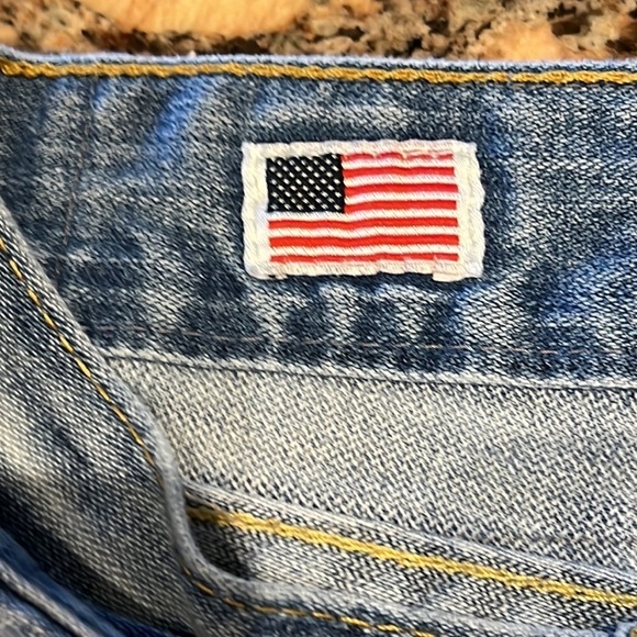 True Religion Ricky Mens SZ 40 relaxed straight Distressed jeans - Picture 7 of 12